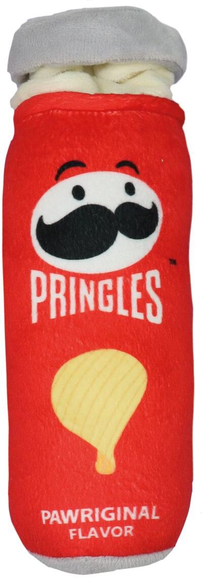 RECORD Pringles Peluche Cane con Squeacker ROSSO