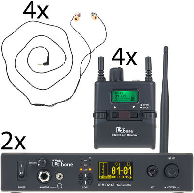 the t.bone IEM D2.4 Quattro Bundle