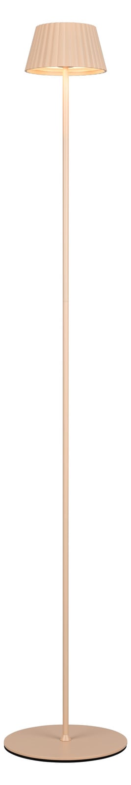Trio Suarez oplaadbare LED-vloerlamp beige