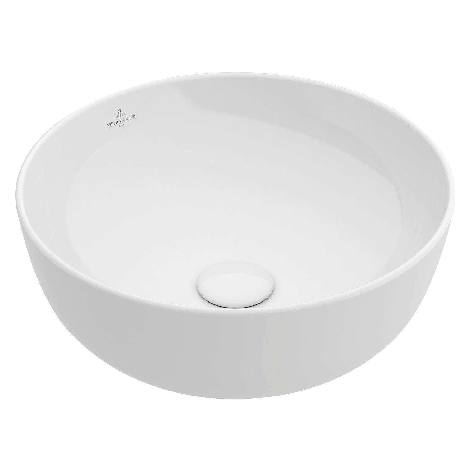Villeroy & Boch Aufsatzwaschbecken Artis 43 cm rund wei mit Beschichtung 417943R1 (430 mm, 430 mm) (417943R1)