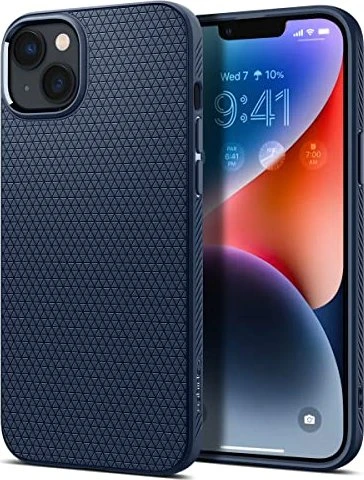 Spigen Liquid Air Navy Blue Cover für das iPhone 14