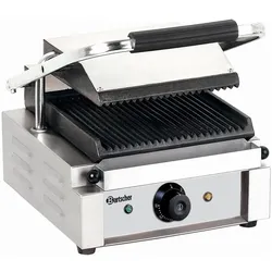 Bartscher A150670 Kontakt-Grill, Kontaktgrill, Silber