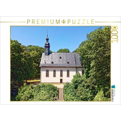 CALVENDO Puzzle Erbaut aus Dankbarkeit über die Rettung vor der Pest: Bergkapelle in Hofheim von 1773 | 1000 Teile Lege-Größe 64x48cm Foto-Puzzle für