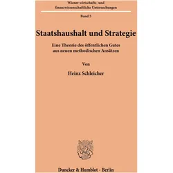 Staatshaushalt und Strategie, Fachbücher von Heinz Schleicher