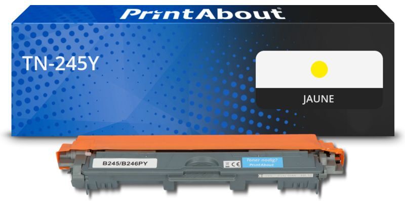 PrintAbout Toner compatible Brother TN-245Y - Jaune - Grande capacité Jaune