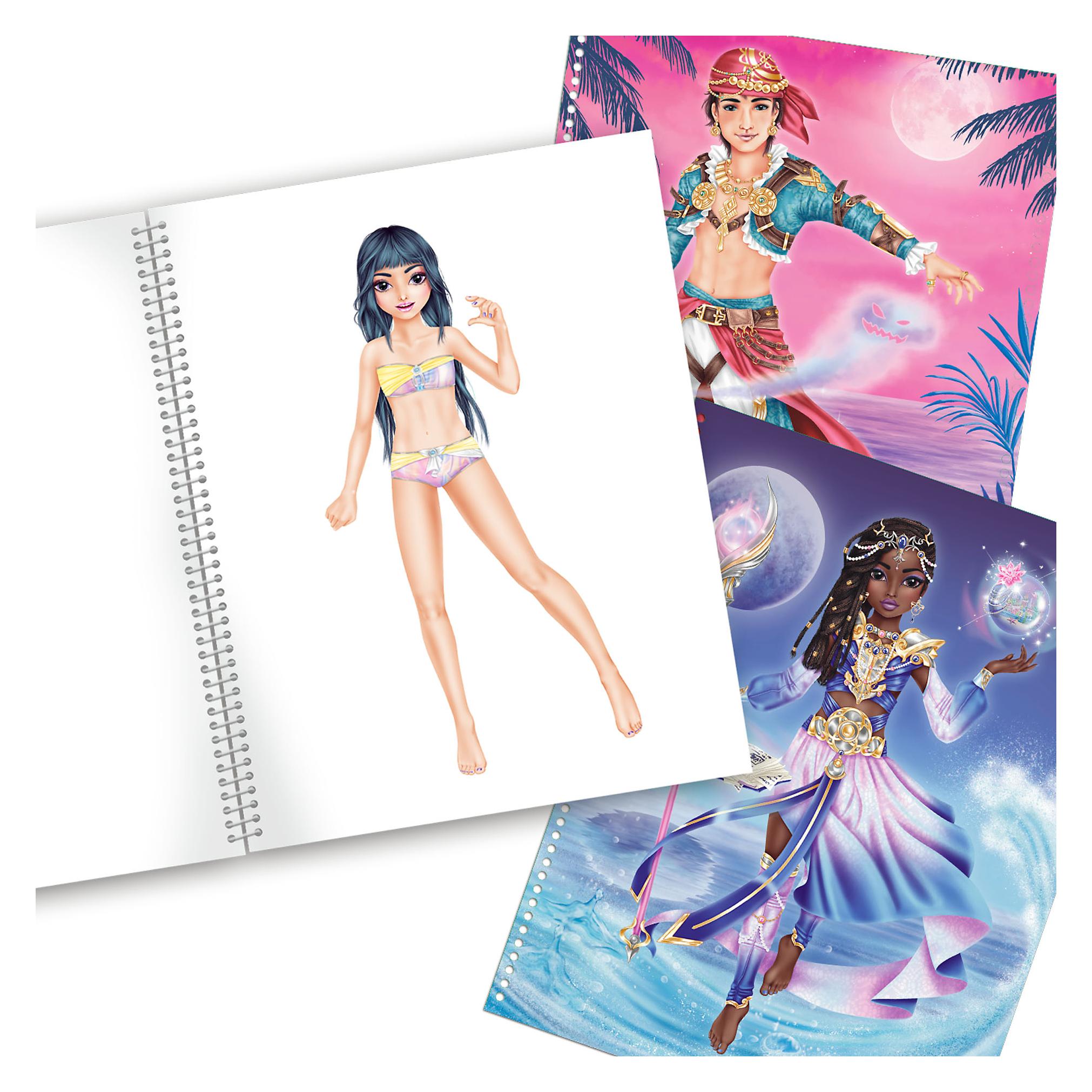 Depesche TOPModel - Fantasy Designbook (412147) (131 Sticker) (412147)