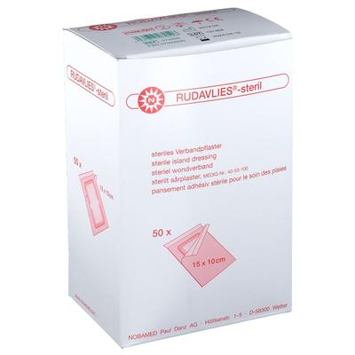 RUDAVLIES-steril Verbandpflaster 10x15 cm 50 St Pflaster
