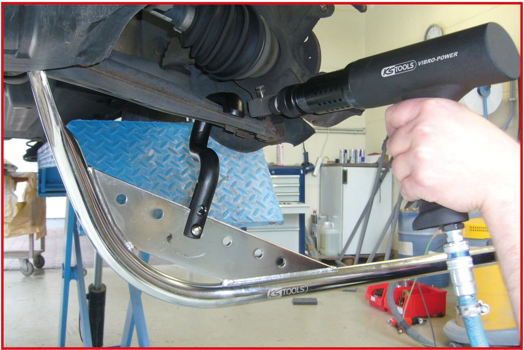 KS Tools Vibro-Impact Druckluft-Meißelhammer-Satz, 6-tlg. (515.3880)