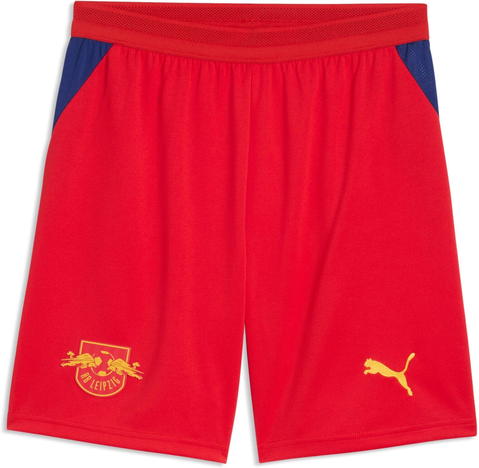 Trainingsshorts PUMA "RBL SHORTS REPLICA", Damen, Gr. L, N-Gr, rot (for all time rot, elektro blau), Web, Obermaterial: 100% Polyester, regular fit kniefrei, Hosen Trainingsshorts, mit DryCELL Technologie, atmungsaktiv, reguläre Passform for all time rot,