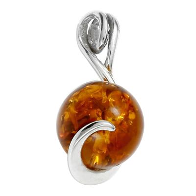 Kettenanhänger OSTSEE-SCHMUCK "Ostsee-Schmuck Anhänger Nikola Anhänger Nikola", weiß, Schmuckanhänger, Damen, 22 x 12mm, Silber 925 (Sterlingsilber), 1,4 g, Kettenanhänger