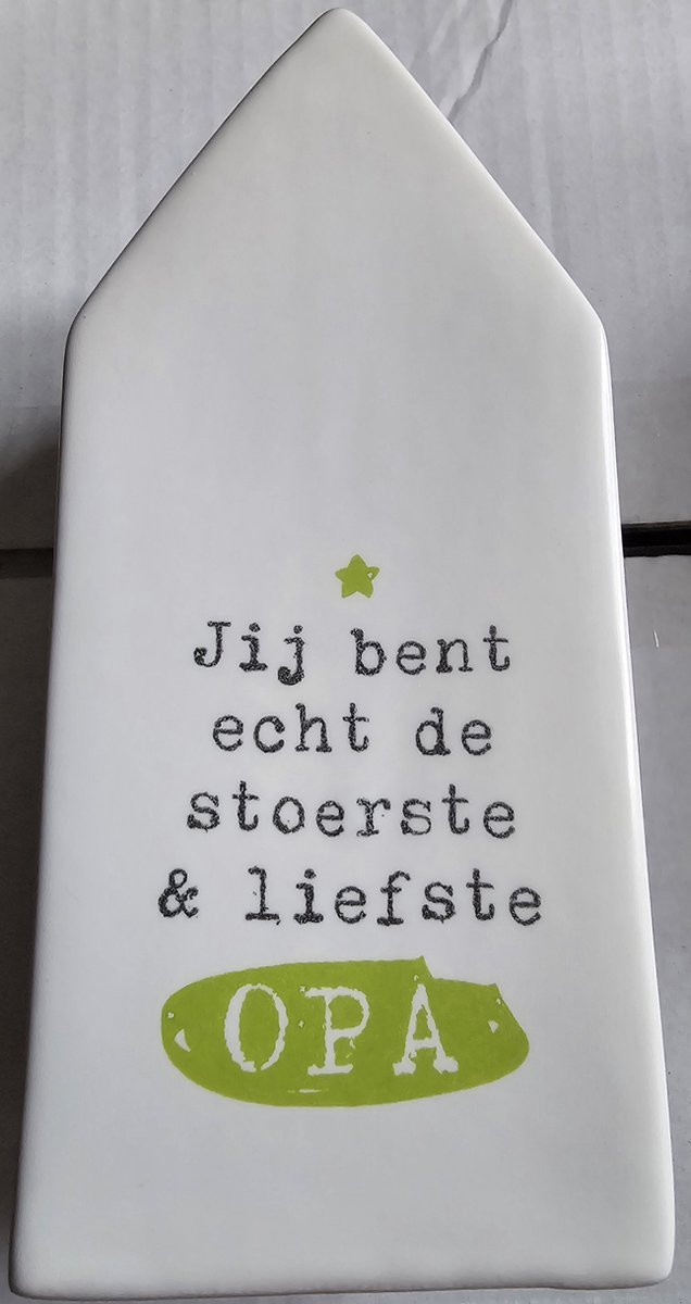 Miko Decoratie Vaas Huis-opa