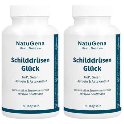 SCHILDDRÜSENGlück Jod+Selen+L-Tyrosin Kapseln 2x 2x180 St