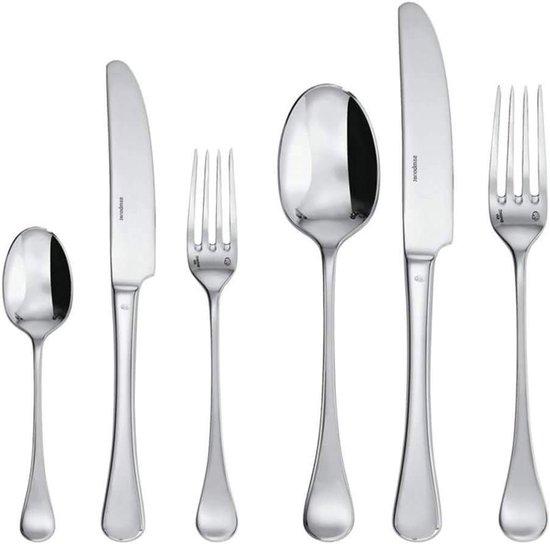 Besteckset, 36 Teile - Servierbesteck - Tischdecken - Edelstahl 18/10 - für 6 Personen - silberfarben