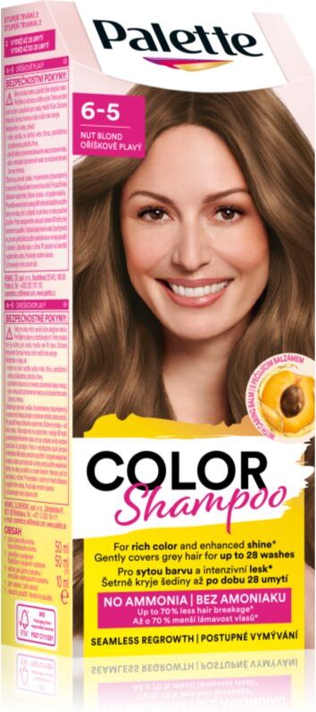 Schwarzkopf Palette Color Shampoo shampoing colorant teinte 6-5 Nut Blond 50 ml