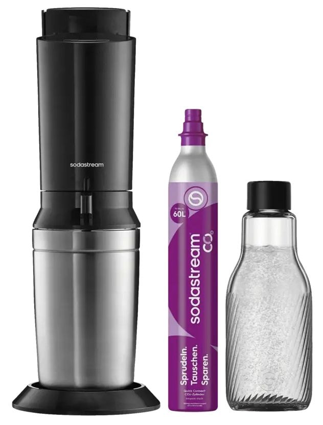 SodaStream Crystal 3.0 Wassersprudler (Schwarz, Edelstahl) 1016411492