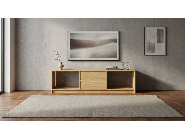 TV Schrank aus Massivholz von Pickawood Esche Natur geölt