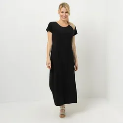 KIM & CO. Maxikleid Brazil Knit Jersey Rundhalsausschnitt figurumspielend