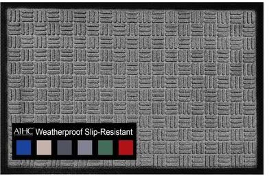 A1 Home Collections Polypropylene Rubber Door Mat All Weather Inside Outside Door Mat