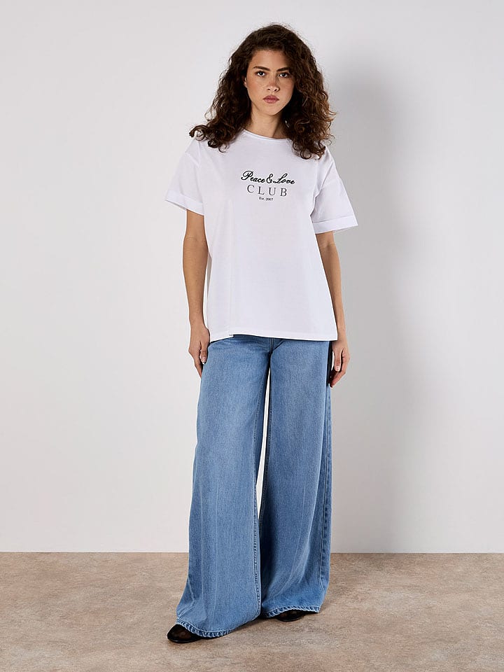Apricot Shirt in Weiß - XS