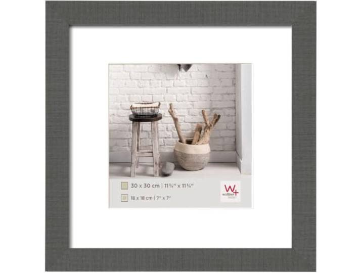 walther design fotolijst grijs 20 x 20 cm Home Fotolijst HO220D