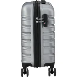 American Tourister FLASHLINE Spinner, Koffer, Grau, Silber
