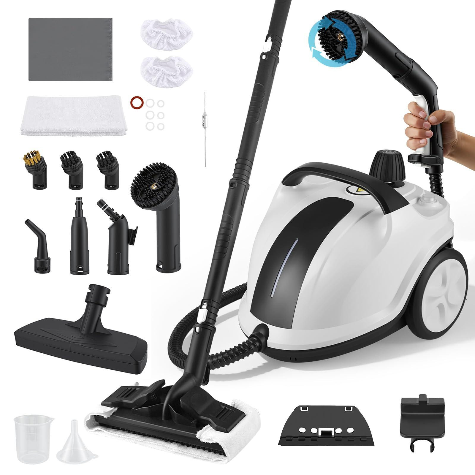 Selius Stoomreiniger Handbediend - 2000 W - 2 Liter - Wit