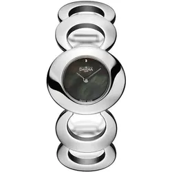 Davosa Ladies Vintage 60s 168.570.55 - perlmutt schwarz,silber - 26mm