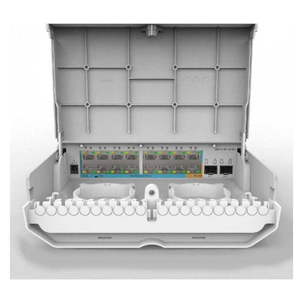 MikroTik PoE+ Switch netPower 16P, Outdoor 18 Port (18 Ports) (CRS318-16P-2S+OUT)
