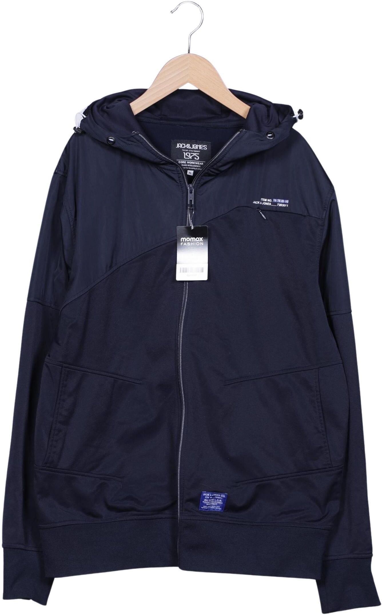 Jack & Jones Herren Jacke, Marineblau, Gr. XL, Synthetik - Second Hand