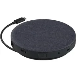 Devia UFO 10in1 HUB wireless charger gray (10 W), Wireless Charger, Grau