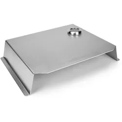 Gasgrill Pizzaaufsatz - Edelstahl Pizza-Cover für Pizzen direkt vom Gasgrill
