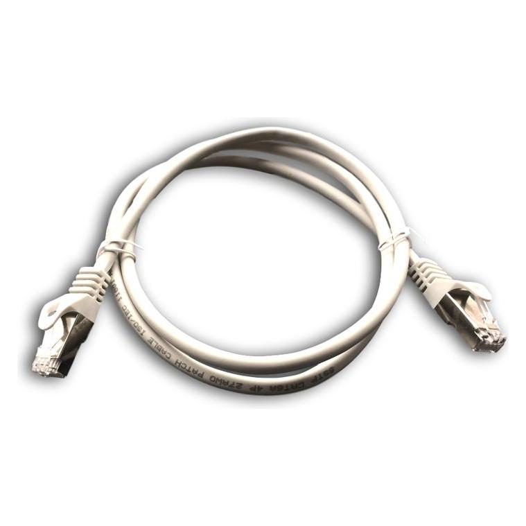 Datacom Patch cord S/FTP CAT6A šedý (S/FTP, CAT6a, 1 m) (1691)