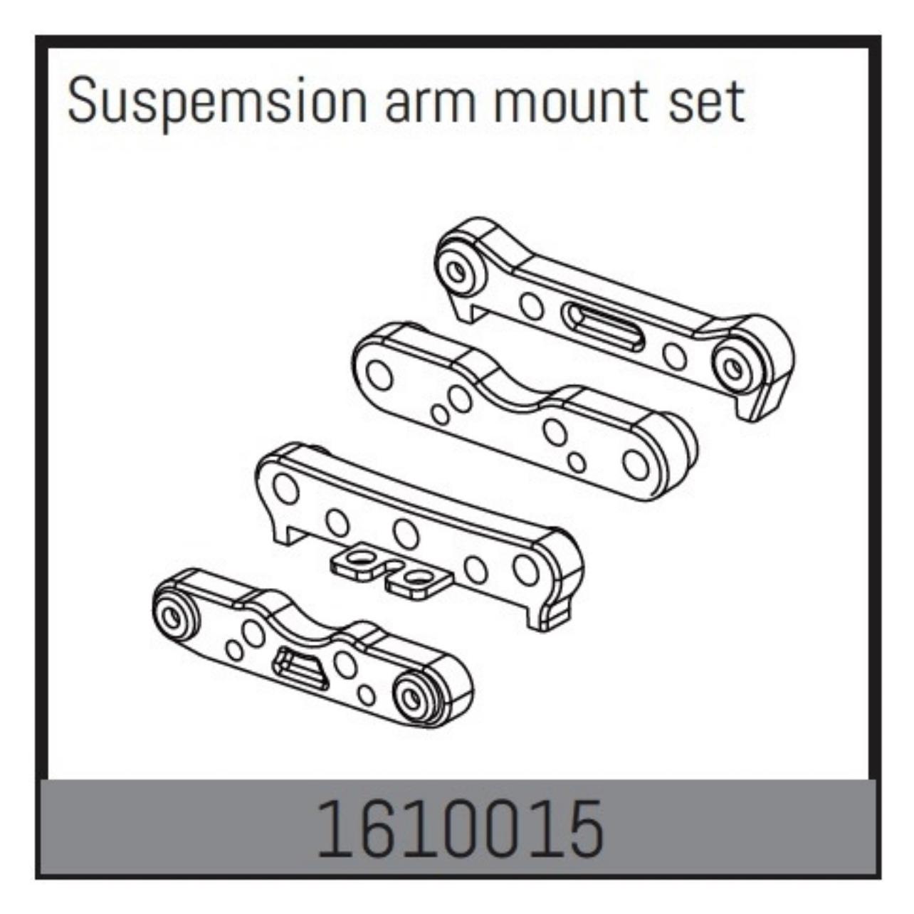 Absima suspemsion arm mount set (1610015)