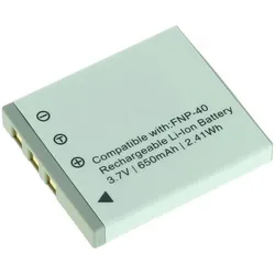 AGI Akku kompatibel mit Medion MD85919 - Akku - 650 mAh (Kamera Akku), Kamera Stromversorgung, Schwarz