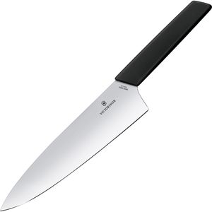 Victorinox Fleischmesser Swiss Modern 6.9013.20B, 20 cm Edelstahlklinge mit glattem Schliff und Kunststoffgriff