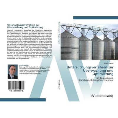 Untersuchungsverfahren zur Überwachung und Optimierung, Taschenbuch von Ulrich Brunert, AV Akademikerverlag, 978-3-639-41407-3