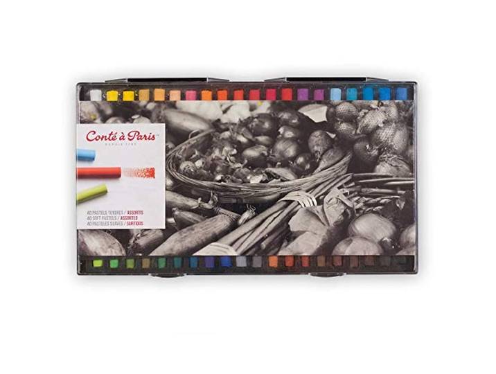 Conté a Paris 50209 (Künstlerkreide, Weiche Pastelle, verschieden Farben) 40er Set