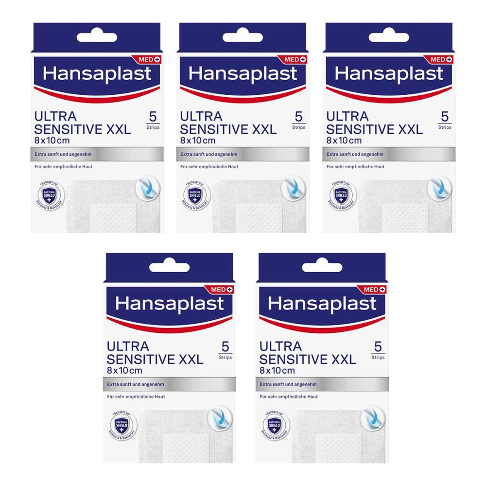 Beiersdorf AG Hansaplast Ultra Sensitive Wundverband 8x10 cm XXL 08104835
