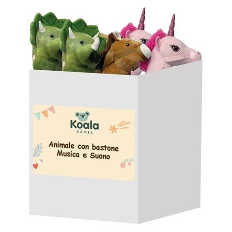 Koala Games G2587 Plüsch mit Stock & Sound (Zufällig) (88 cm) (T-MLX62825)