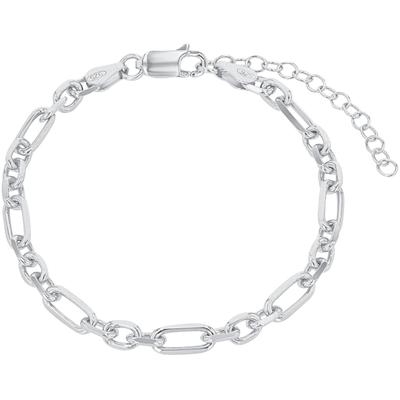 Charm-Armband AMOR "2038570, 2038571", silber (silberfarben), Armbänder, Damen, 20cm, Silber 925 (Sterlingsilber), Charm-Armband