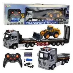 Lean Toys RC-Bagger-Abschleppwagen mit Licht und Sound 1:24
