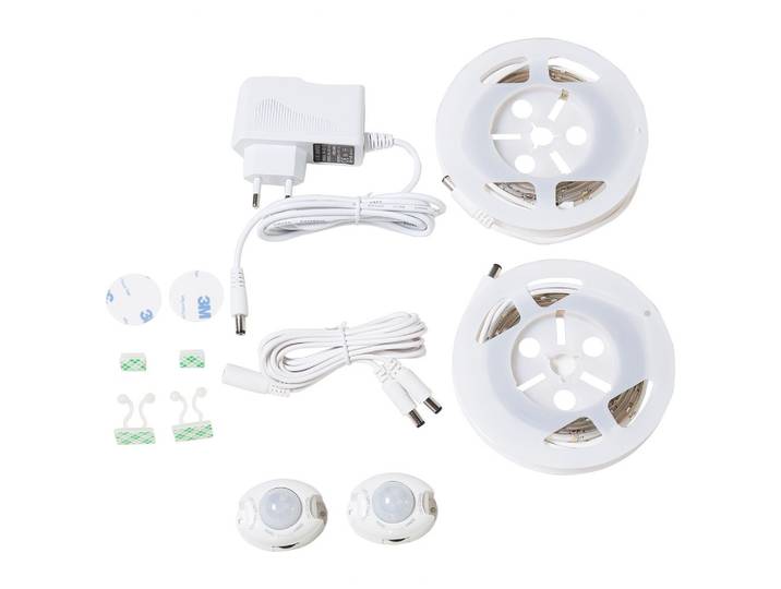 LED-STREIFEN 2 x 120 cm weiß ATRATO