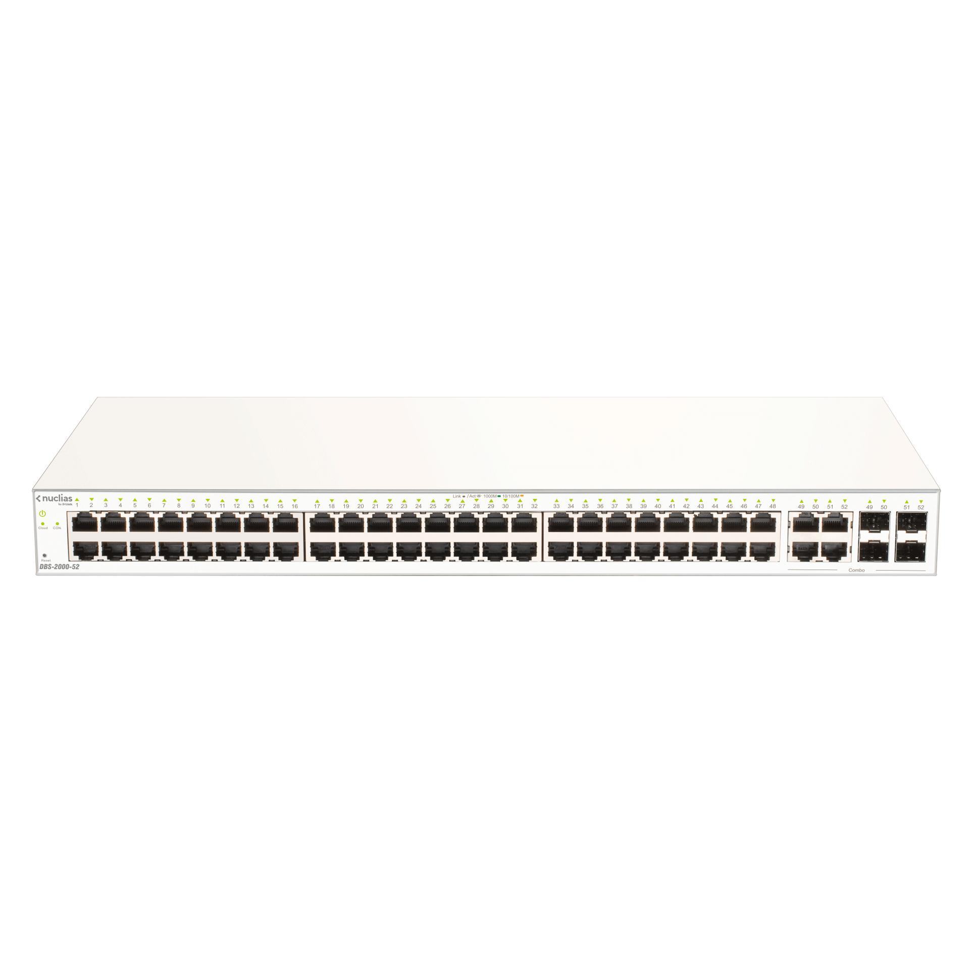 D-Link Nuclias 52-Portgb Switch Layer2 (48 Ports) (DBS-2000-52)