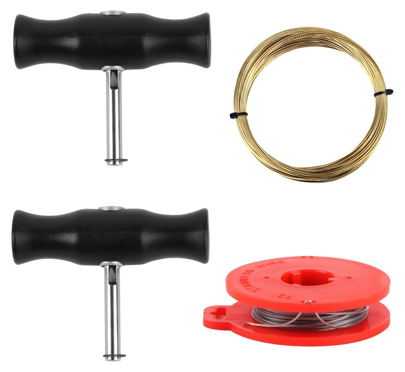Lustrens 4 stuks snijdraad met ergonomische handgreep