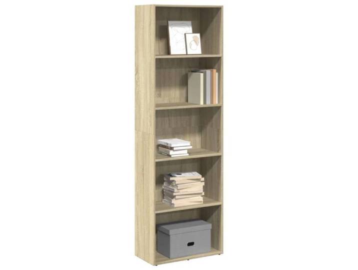 Bibliothèque - - Chêne Sonoma - 60x30x189 cm - Bois d'ingénierie