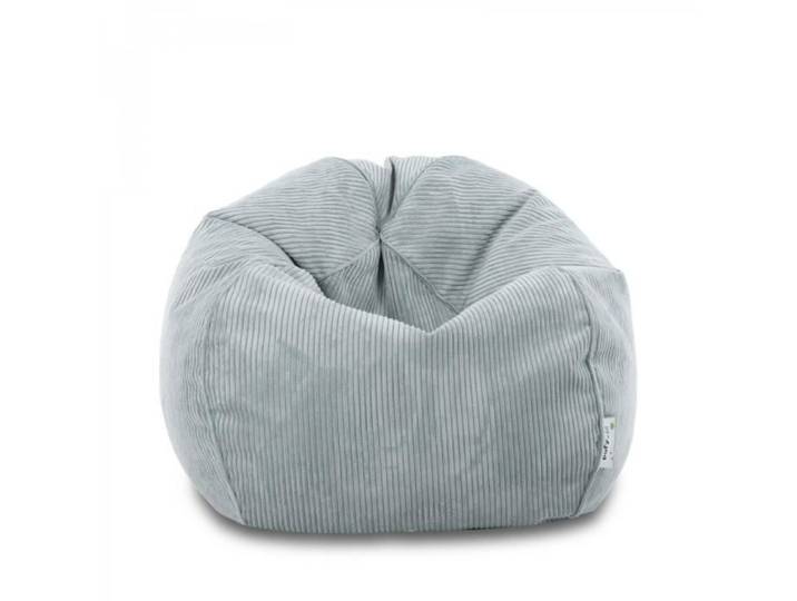 Pouf Poire Fauteuil Velours côtelé Sacoche Bleu brillant