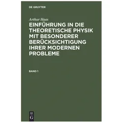 Haas:Arthur Haas: Einführung in die the, Fachbücher von Arthur Haas