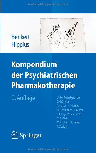 Otto Benkert - Kompendium der Psychiatrischen Pharmakotherapie - Preis vom 30.09.2026 22:30:23 h
