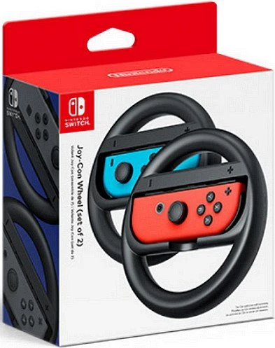 Nintendo 2511166 / Joy Con Steering Wheel Schwarz Controller