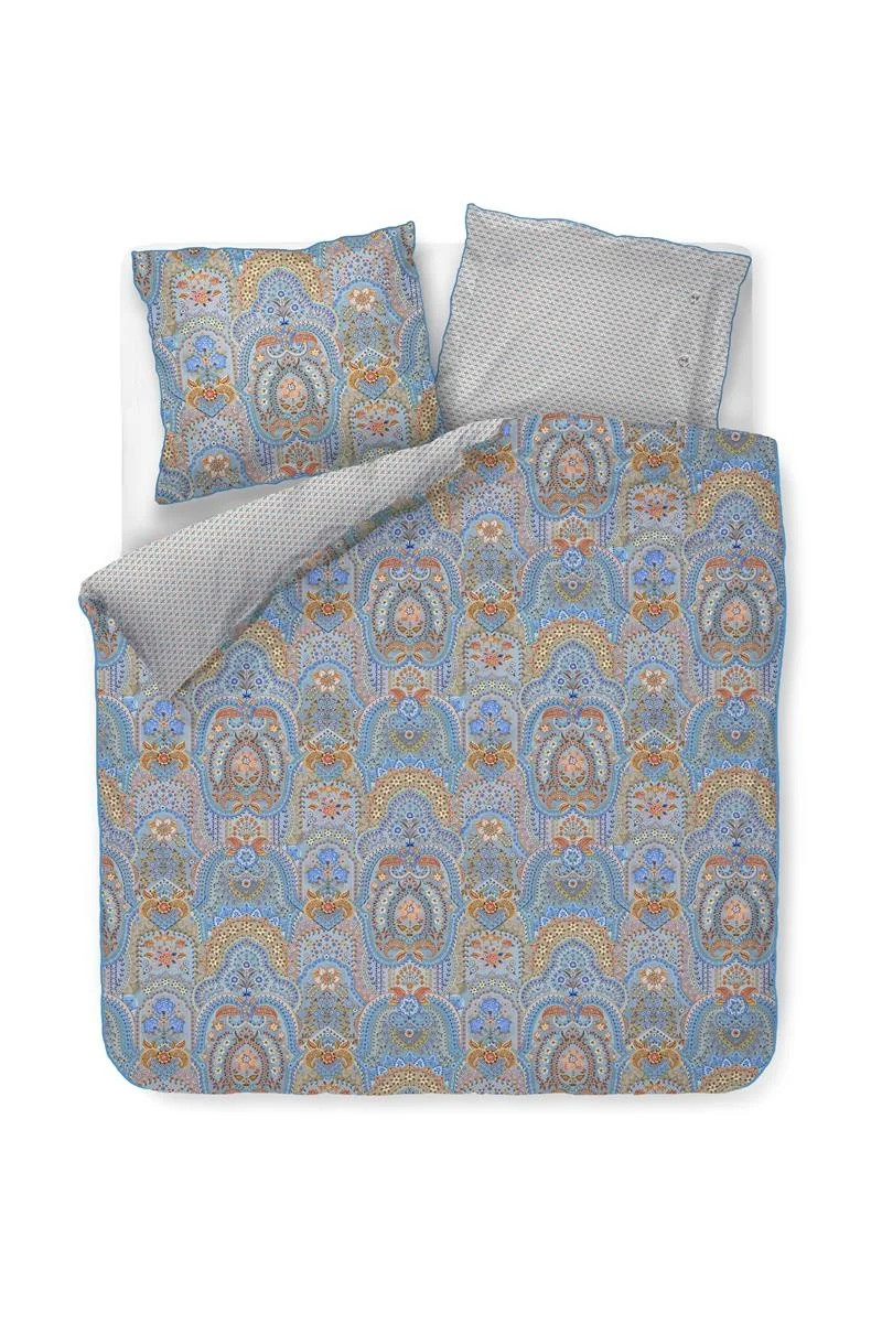 Pip Studio Jabali Flower Blauw dekbedovertrek voor volwassenen
